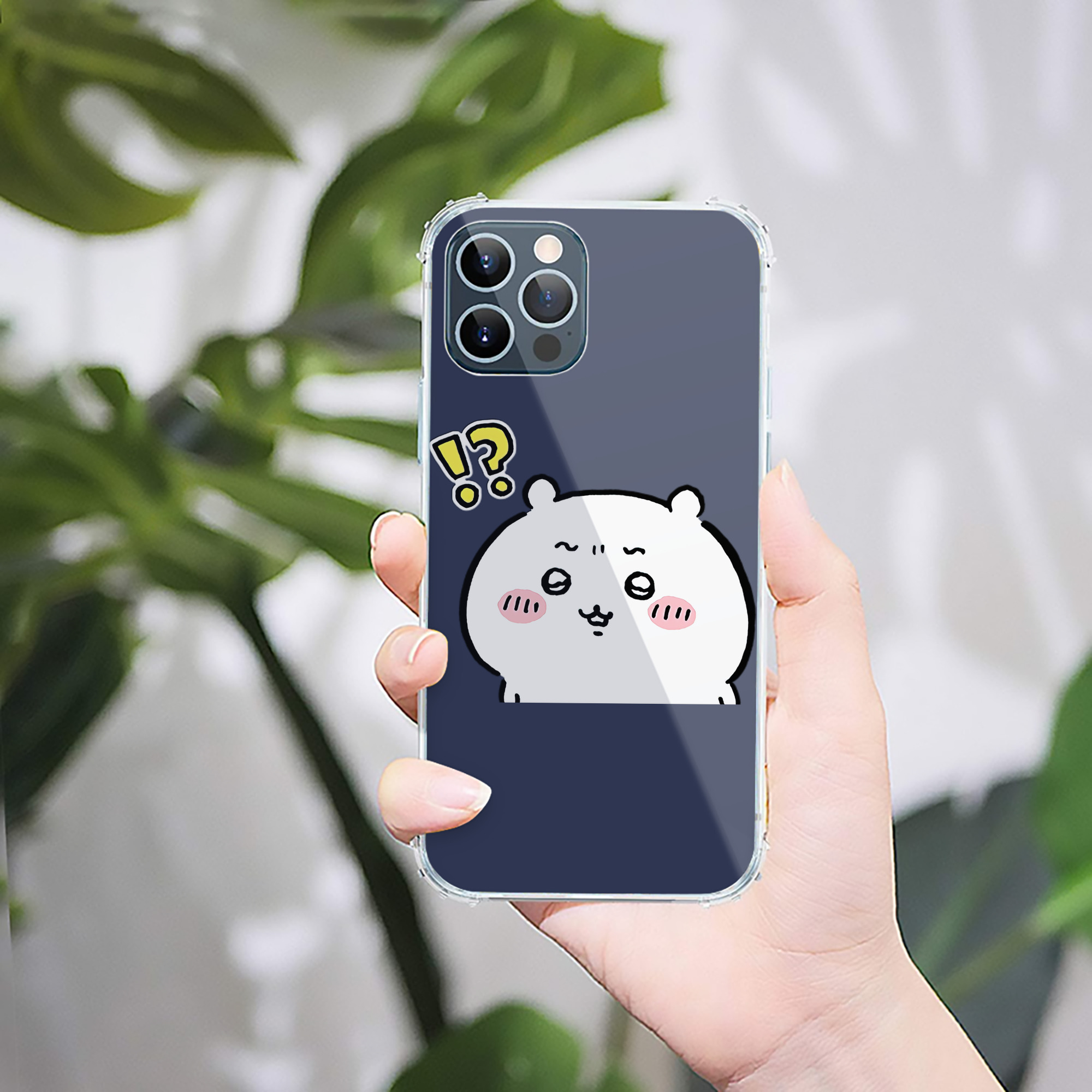 （画像用） ちいかわ ちいかわ Chii-kawa chiikawa 【iPhone 12シリーズ対応】透明スマホケース（クリアソフトケース）